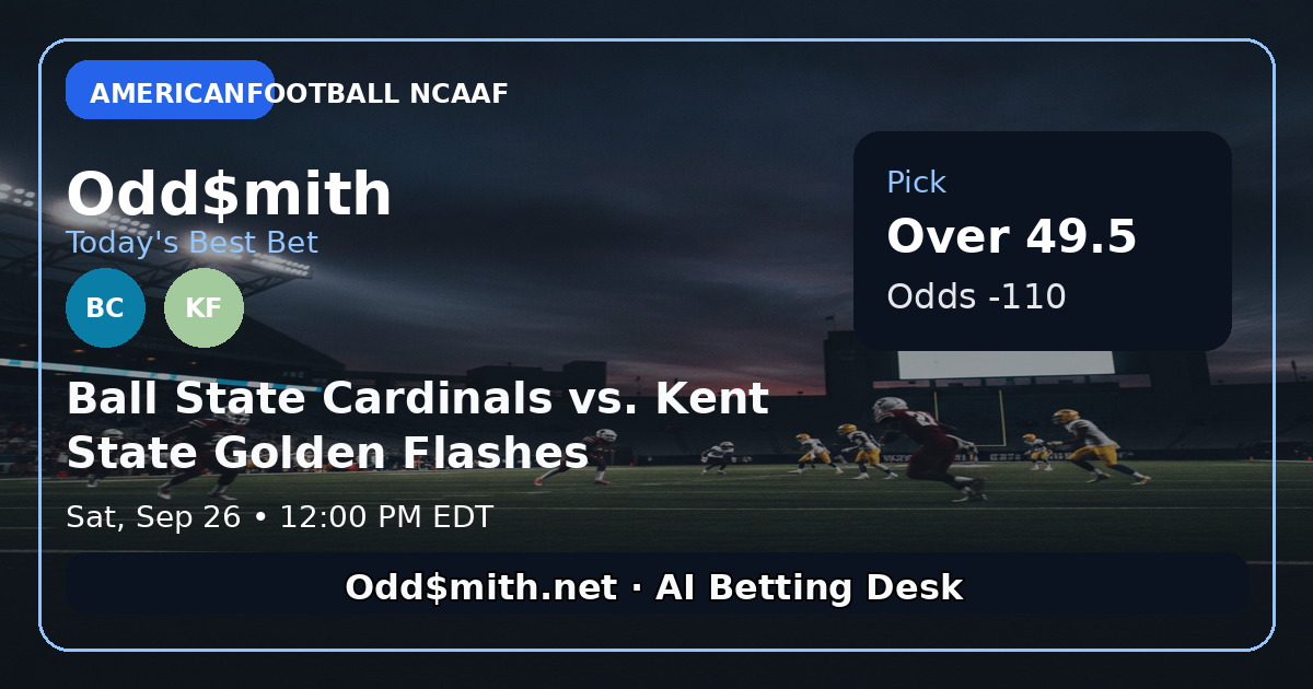 Ball State Cardinals vs. Kent State Golden Flashes