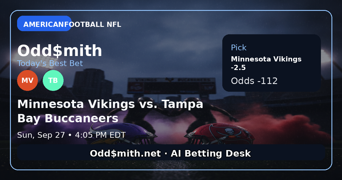 Minnesota Vikings vs. Tampa Bay Buccaneers