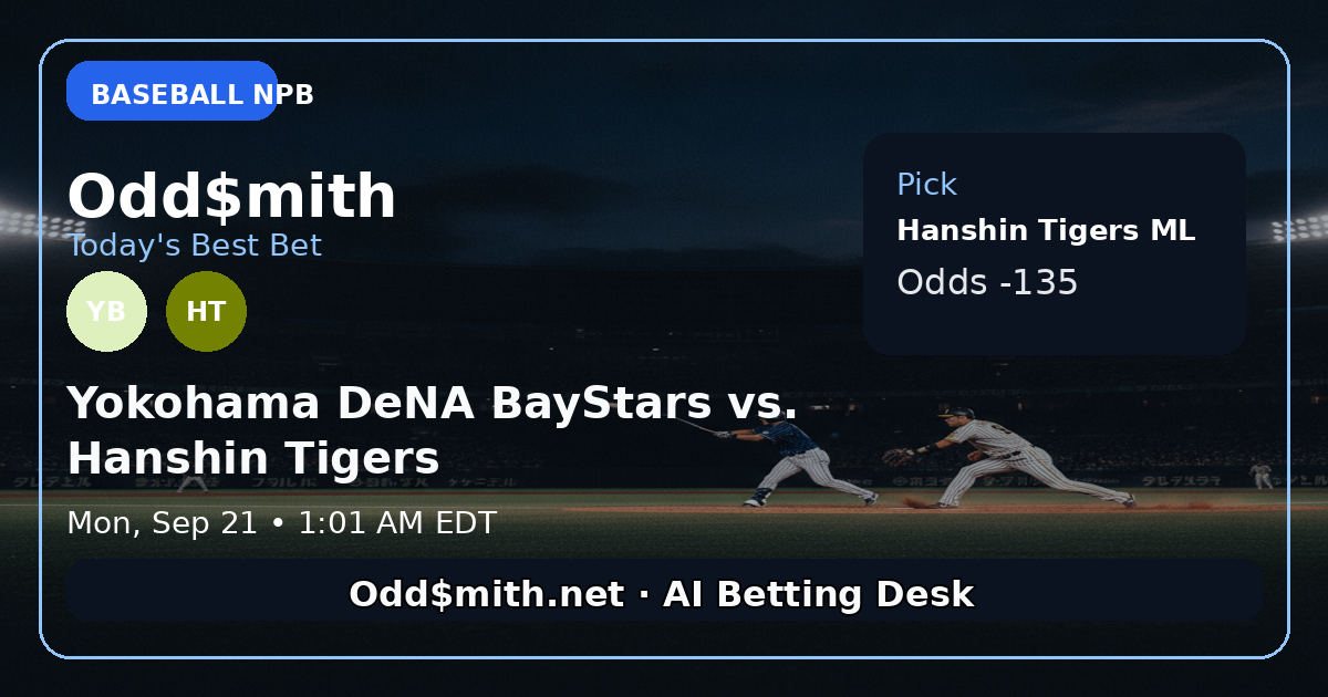 Yokohama DeNA BayStars vs. Hanshin Tigers
