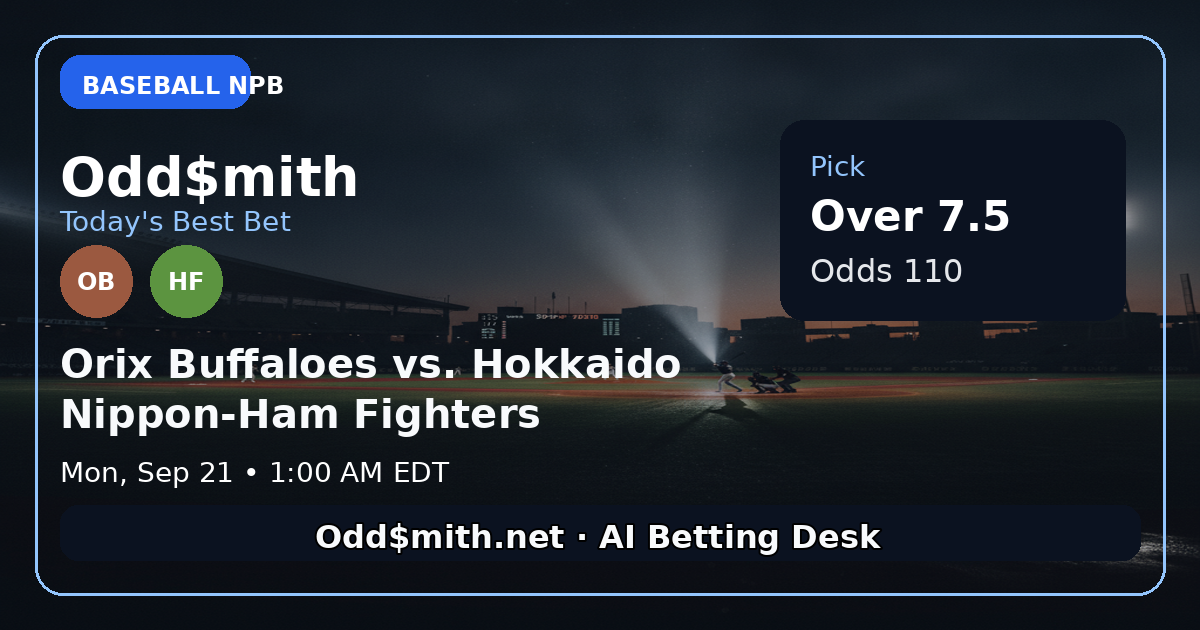 Orix Buffaloes vs. Hokkaido Nippon-Ham Fighters