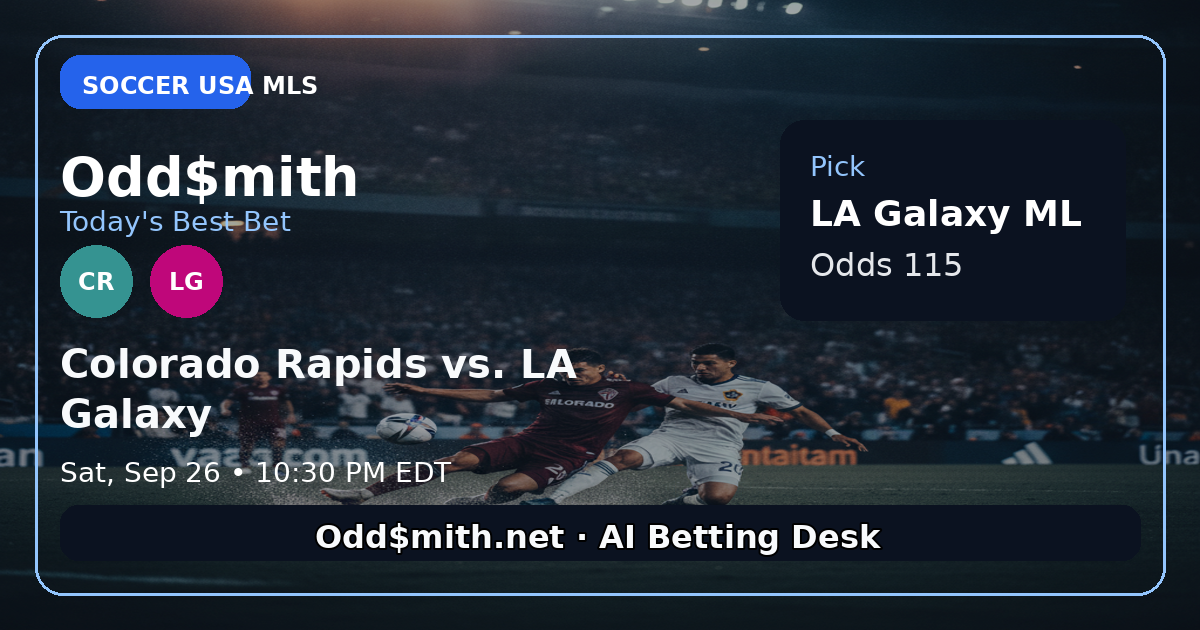 Colorado Rapids vs. LA Galaxy