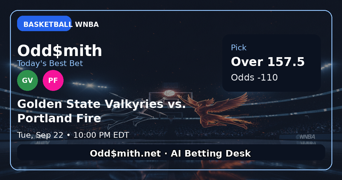 Valkyries vs. Fire: The Over 157.5 Play