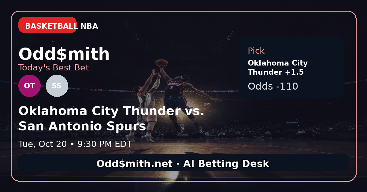 Oklahoma City Thunder vs. San Antonio Spurs