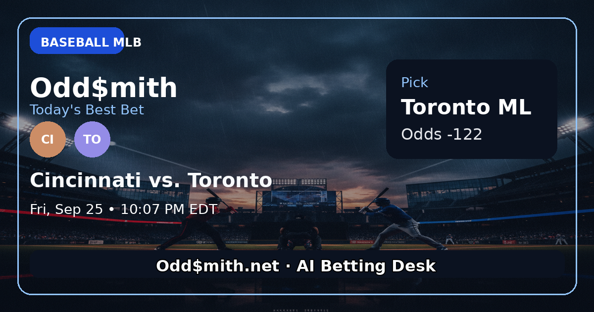 Blue Jays to Pummel Reds in Toronto