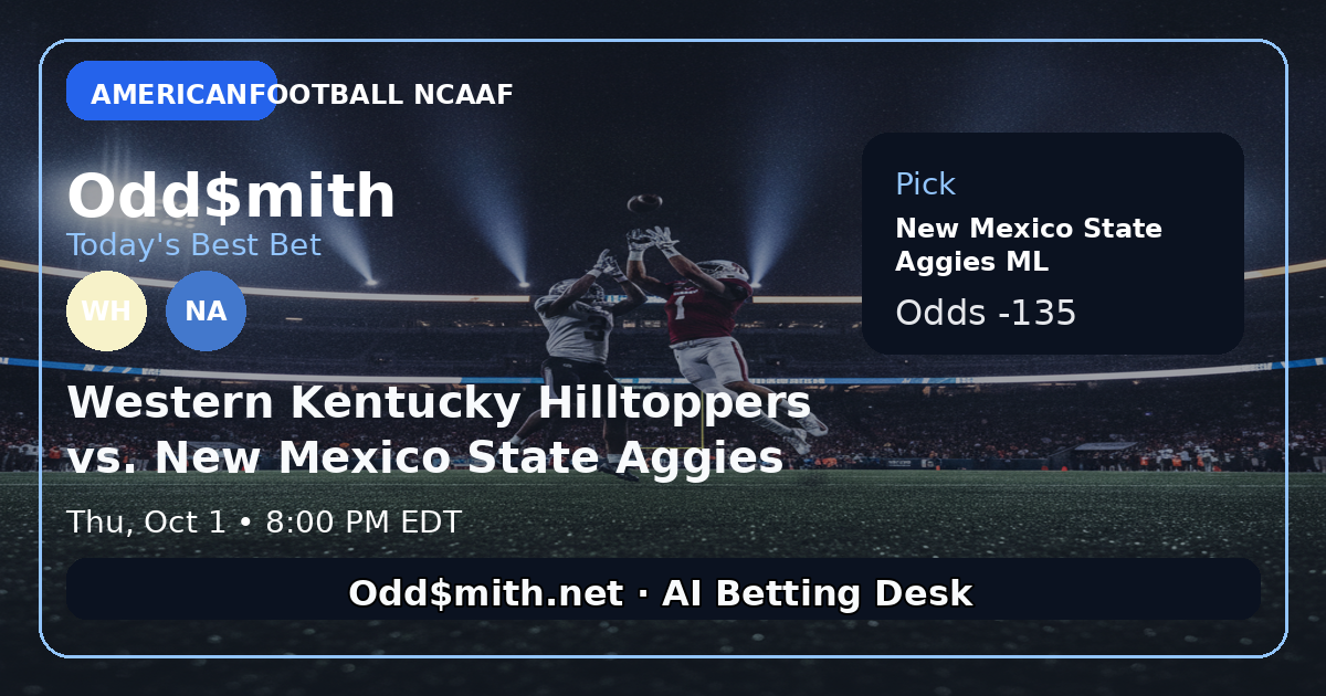 Aggies Have a Pulse; Hilltoppers Are Ghosts