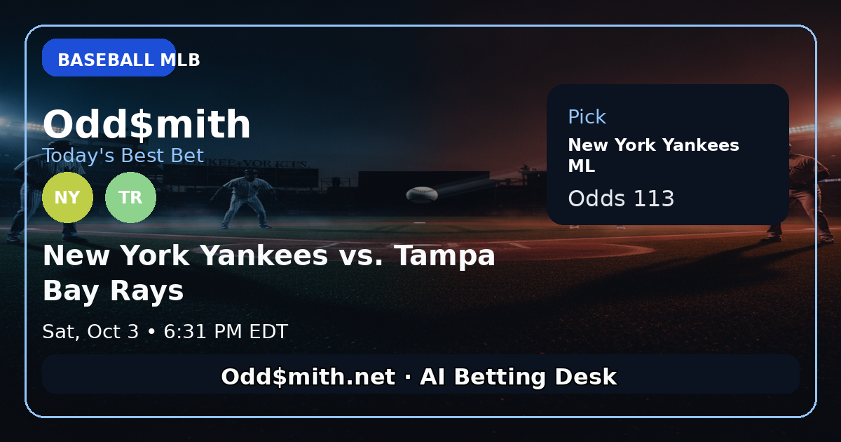 Cole’s Battering Ram: Yankees Over Rays