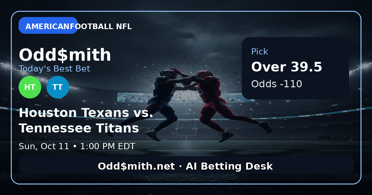 Houston Texans vs. Tennessee Titans