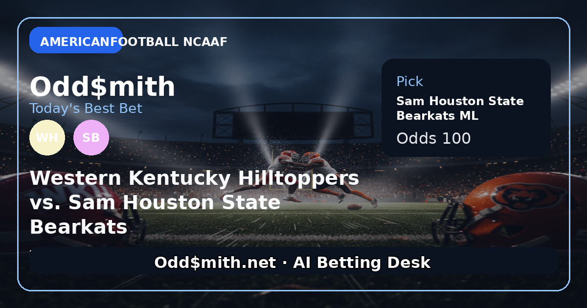 Western Kentucky Hilltoppers vs. Sam Houston State Bearkats