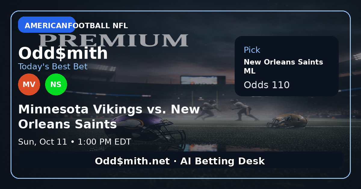 Minnesota Vikings vs. New Orleans Saints