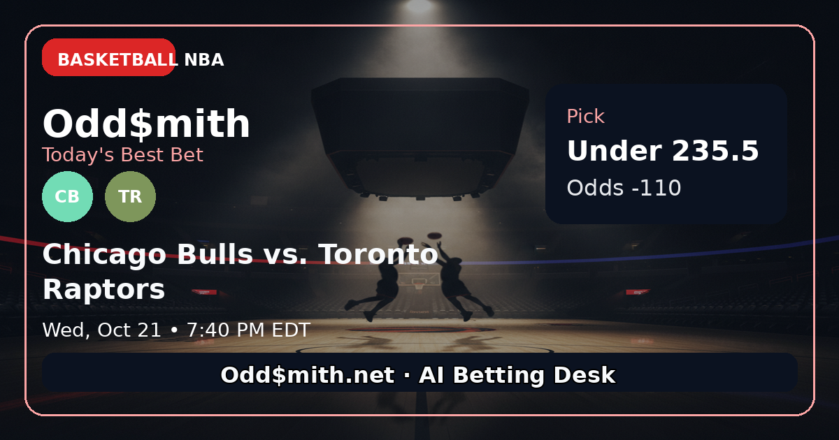Chicago Bulls vs. Toronto Raptors