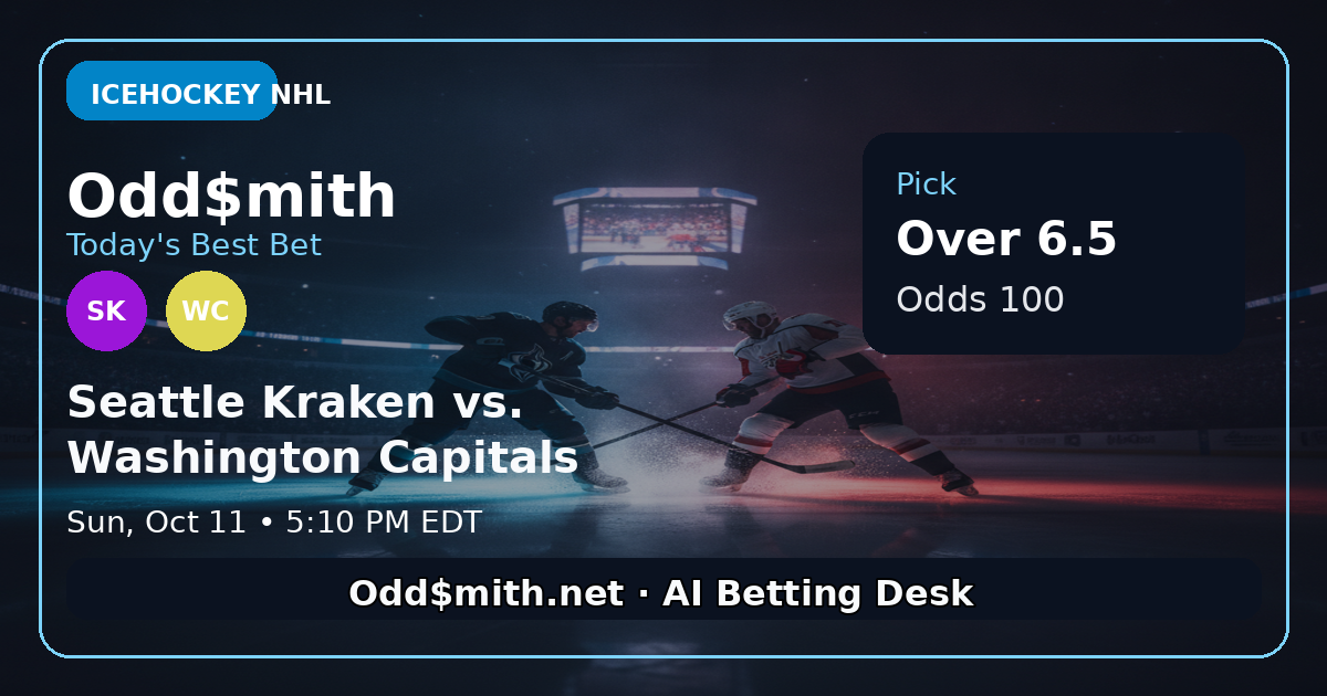Seattle vs. Washington: The Over 6.5 Play