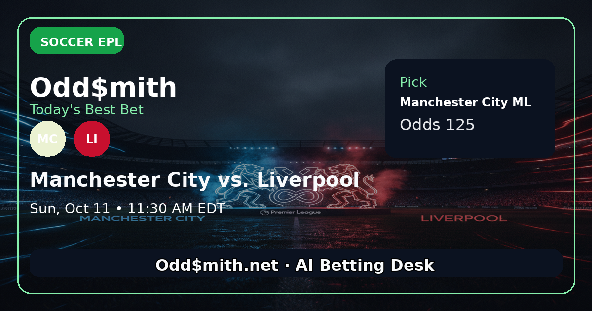 Odd$mith Morning Card: Today's Best Bets for October 11, 2026