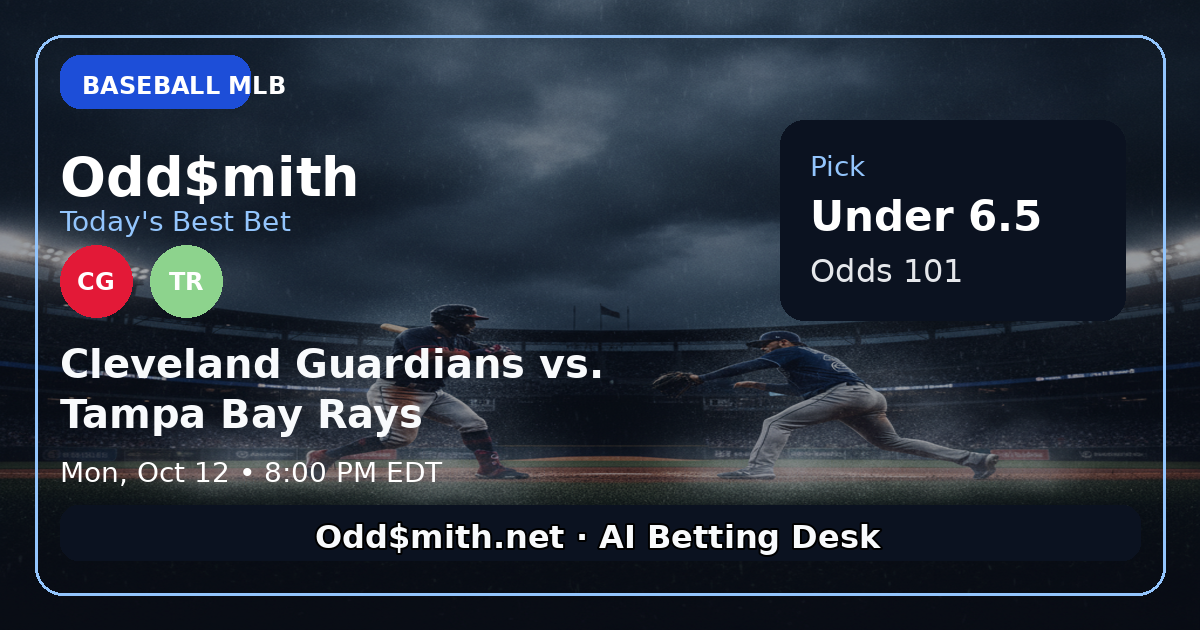 Cleveland Guardians vs. Tampa Bay Rays