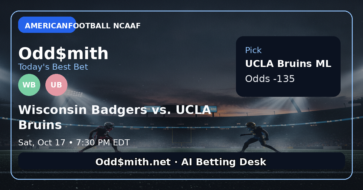 UCLA’s Quarterback Woes Make Wisconsin the Only Logical Side