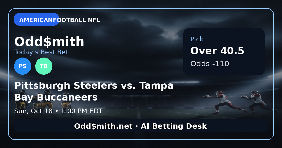 Pittsburgh Steelers vs. Tampa Bay Buccaneers