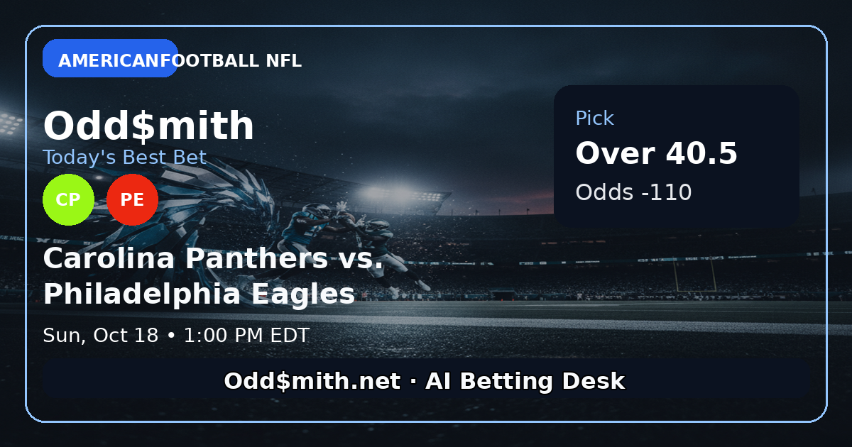 Carolina Panthers vs. Philadelphia Eagles