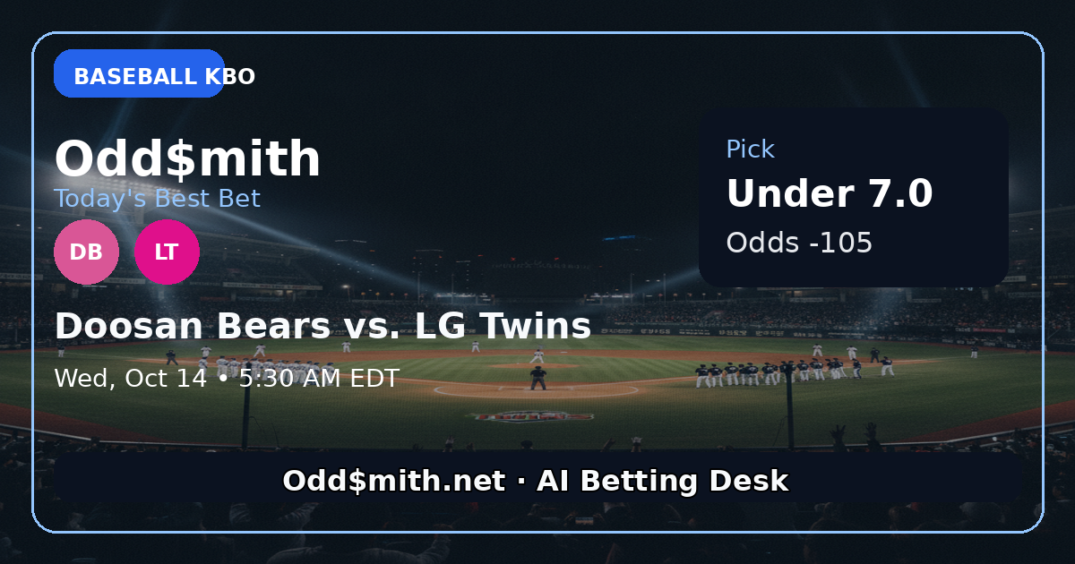 Doosan Bears vs. LG Twins