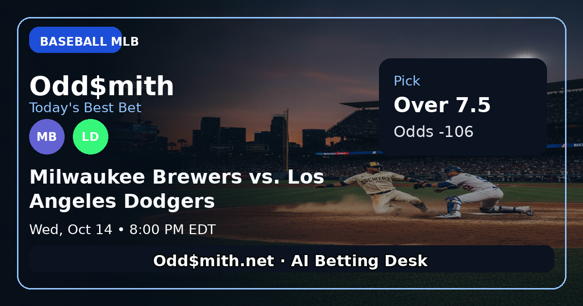Milwaukee Brewers vs. Los Angeles Dodgers