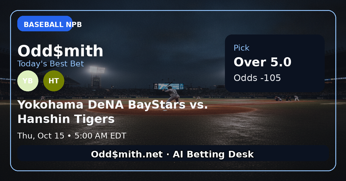 Yokohama DeNA BayStars vs. Hanshin Tigers