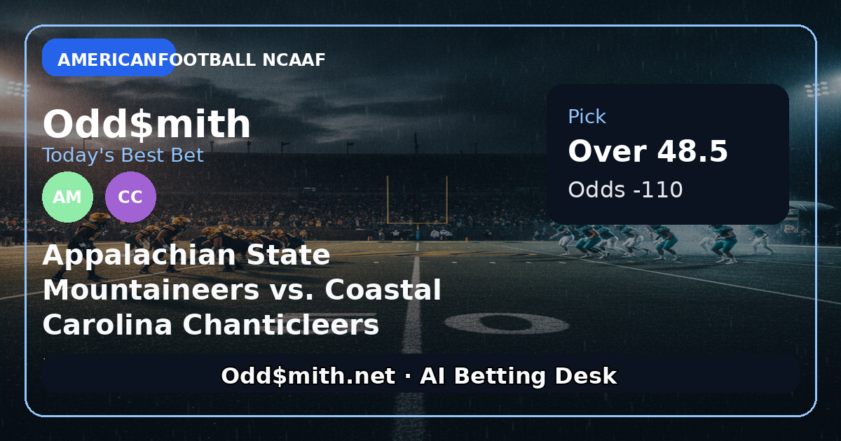 Appalachian State Mountaineers vs. Coastal Carolina Chanticleers