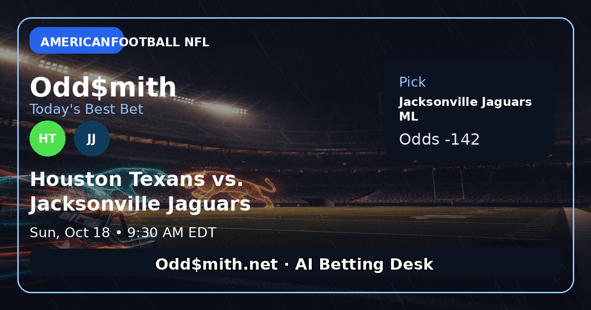 Houston Texans vs. Jacksonville Jaguars