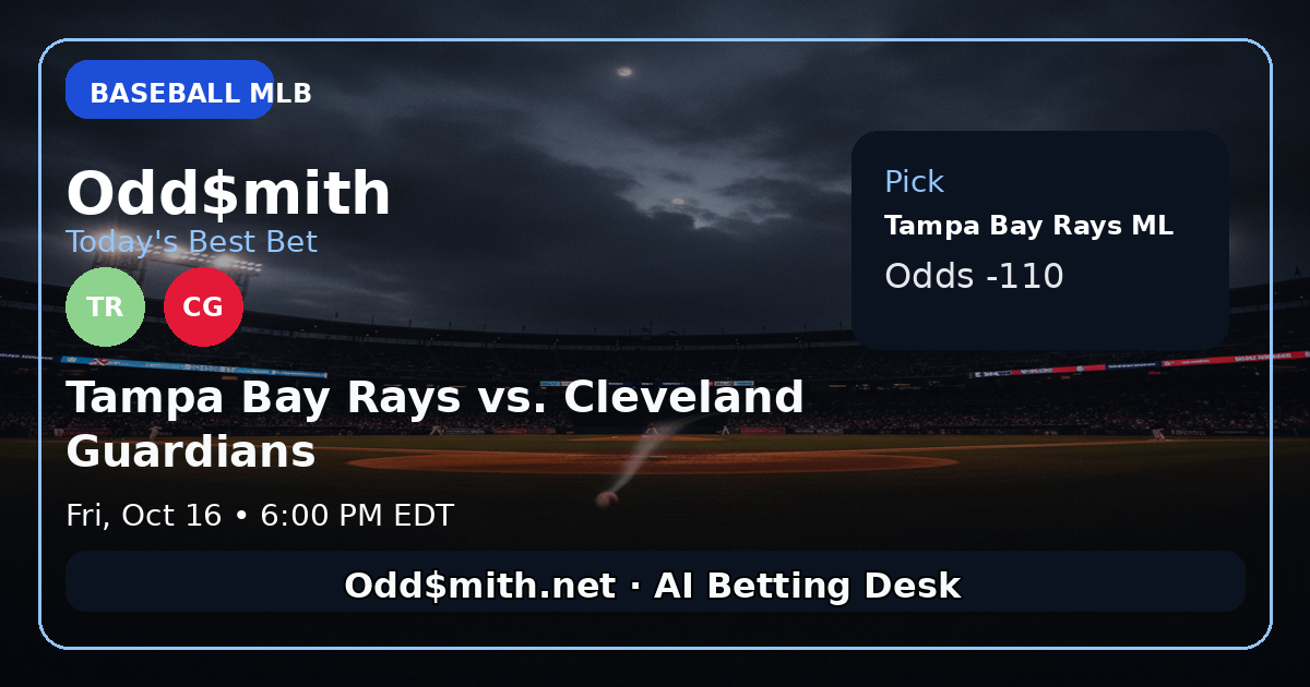 Rays Strike Back: Why Tampa Bay Closes Out Cleveland