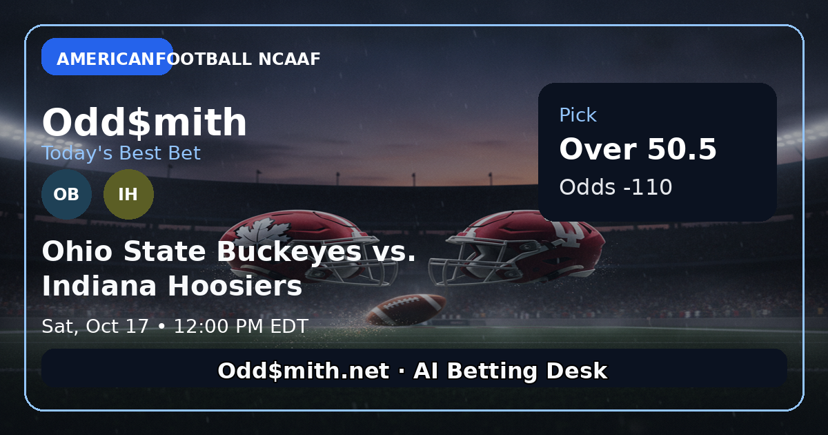 Ohio State Buckeyes vs. Indiana Hoosiers