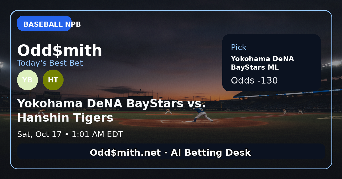 Yokohama DeNA BayStars vs. Hanshin Tigers
