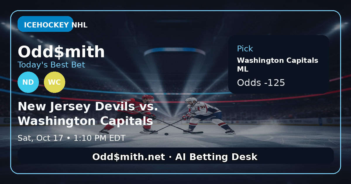 New Jersey Devils vs. Washington Capitals