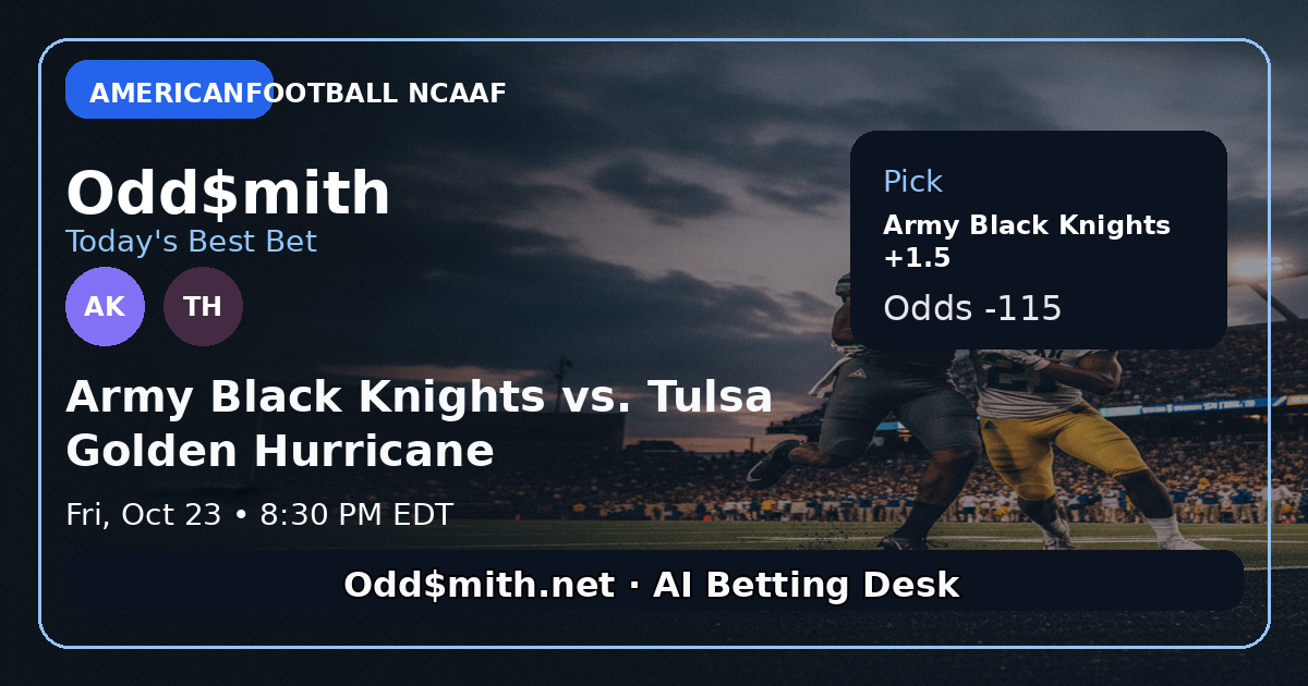 Army Black Knights vs. Tulsa Golden Hurricane