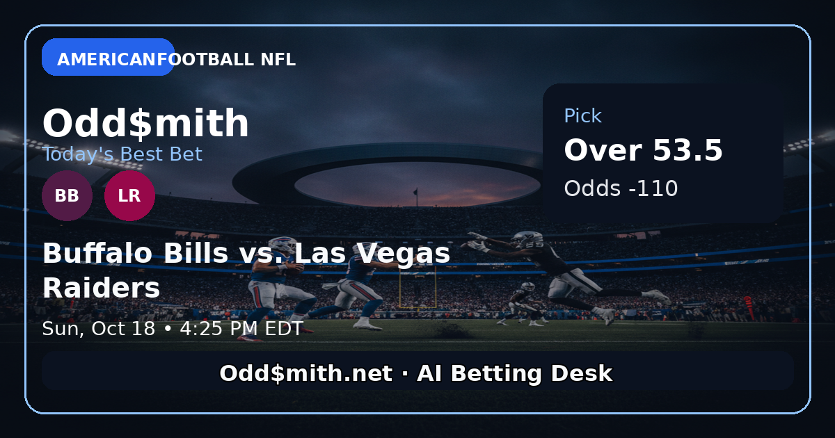 Buffalo Bills vs. Las Vegas Raiders