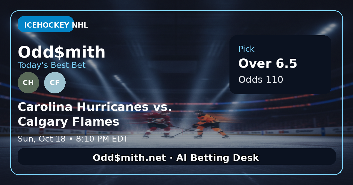 Carolina Hurricanes vs. Calgary Flames