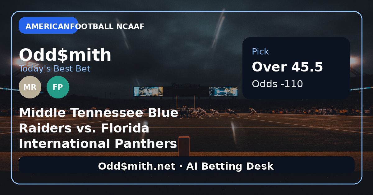 Middle Tennessee Blue Raiders vs. Florida International Panthers