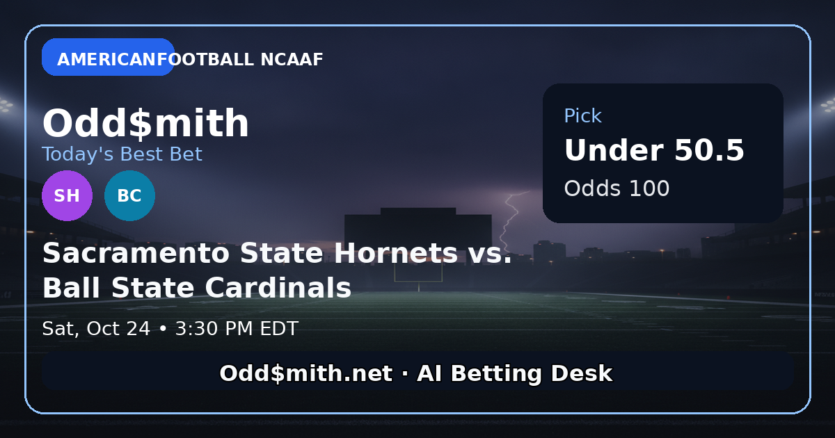 Sacramento State Hornets vs. Ball State Cardinals