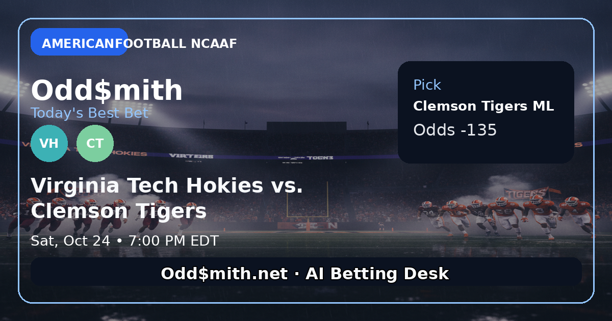 Virginia Tech Hokies vs. Clemson Tigers
