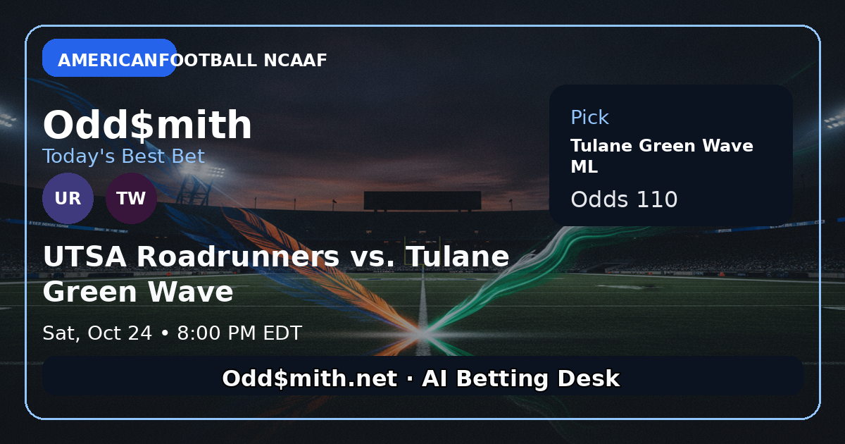 UTSA Roadrunners vs. Tulane Green Wave