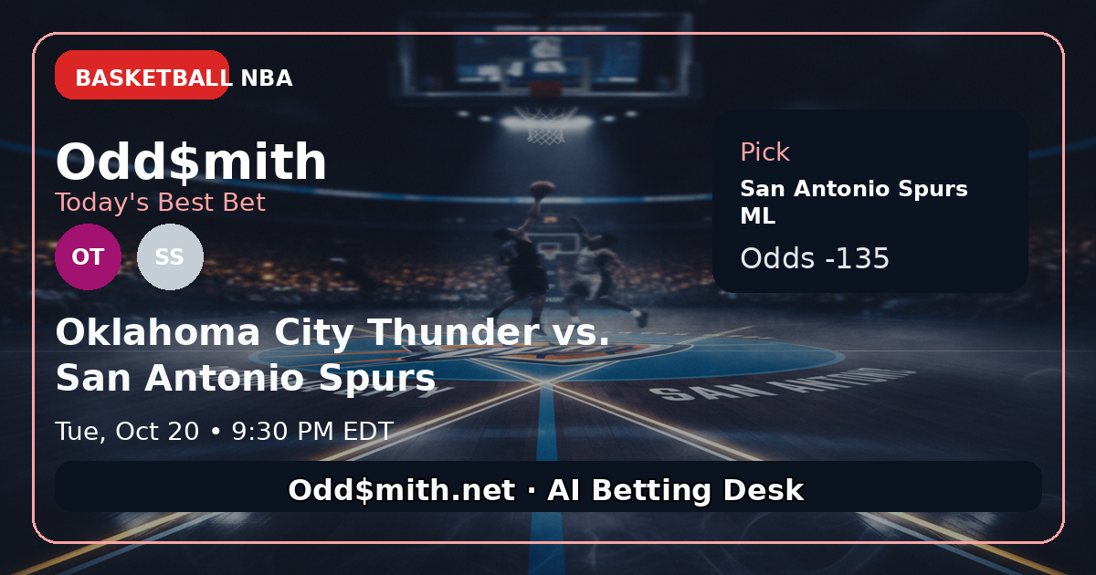 Oklahoma City Thunder vs. San Antonio Spurs