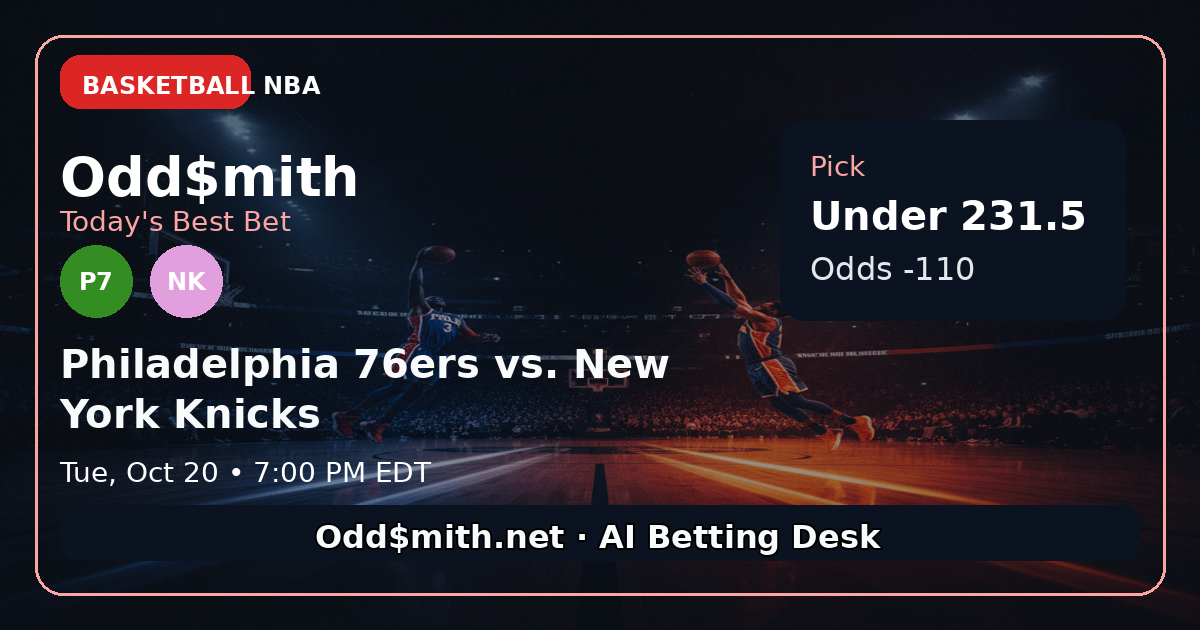 Philadelphia 76ers vs. New York Knicks