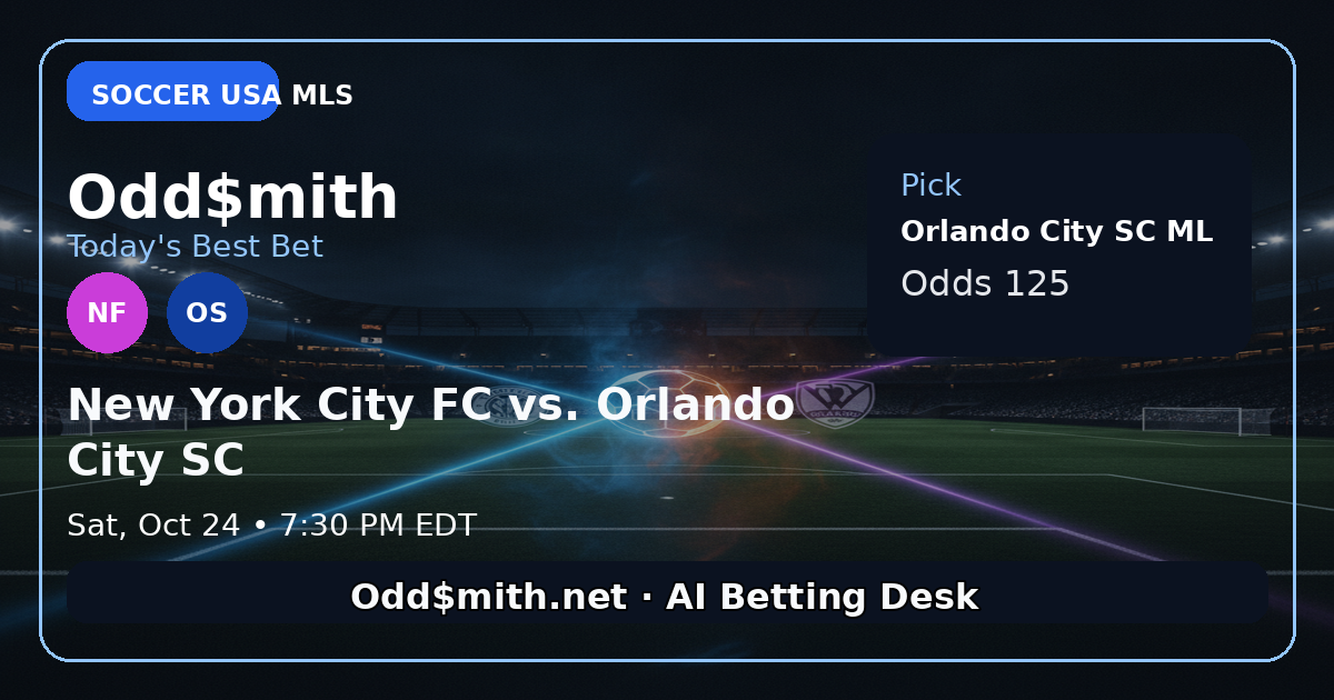 New York City FC vs. Orlando City SC