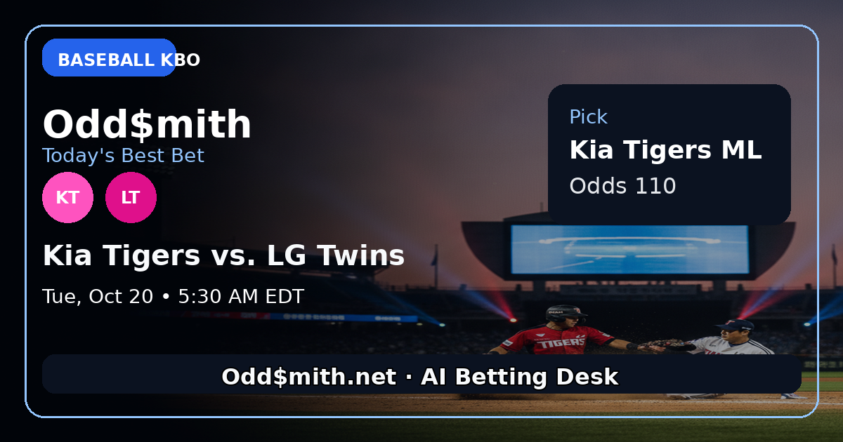 Kia Tigers vs. LG Twins