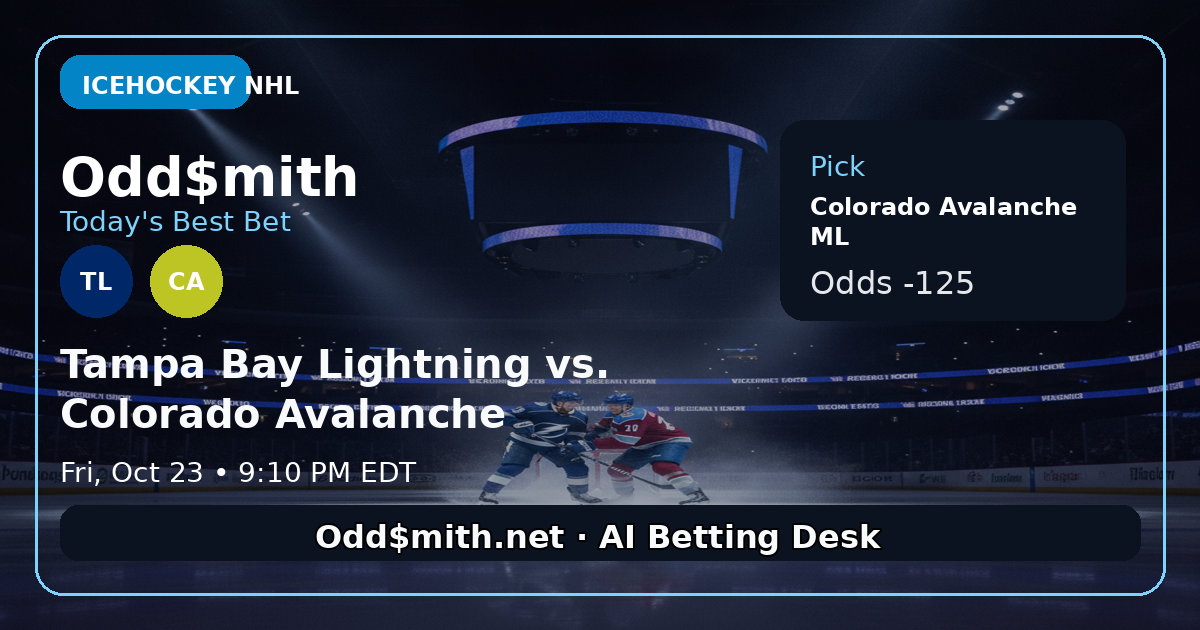 Colorado Avalanche ML
