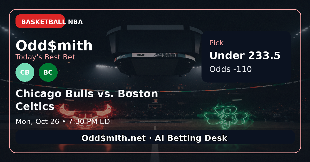 Chicago Bulls vs. Boston Celtics