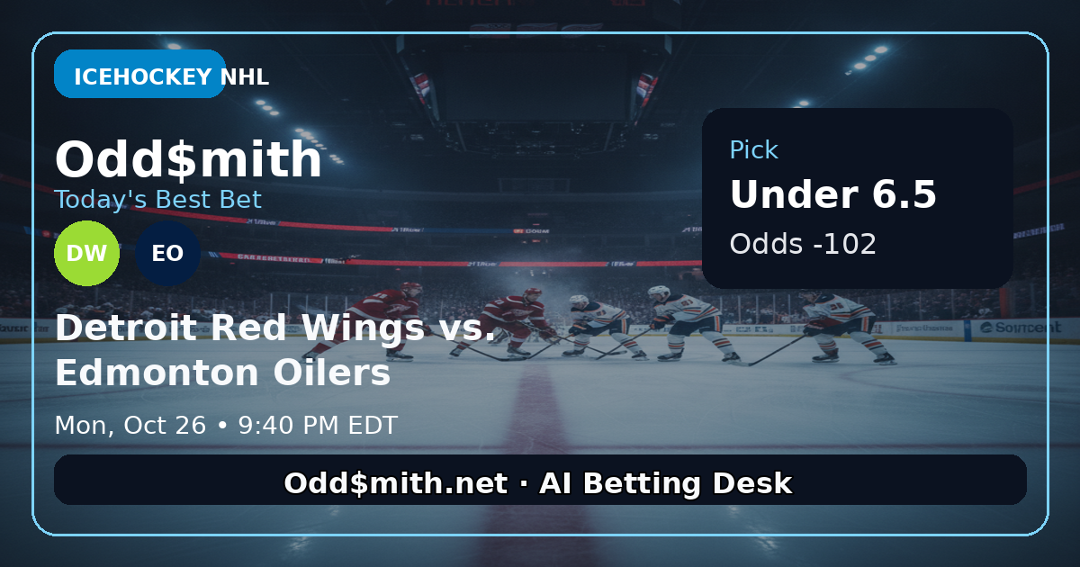 Detroit Red Wings vs. Edmonton Oilers