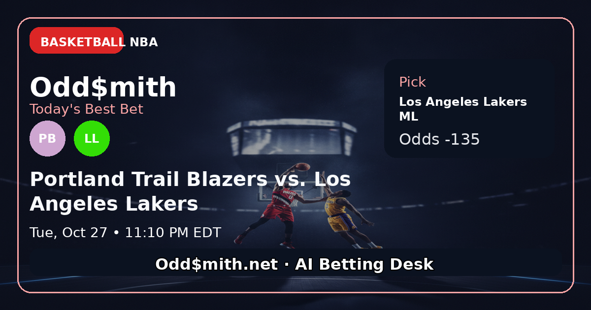Los Angeles Lakers ML