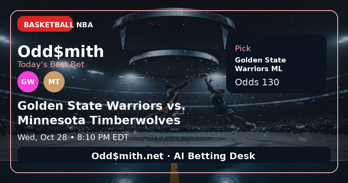 Golden State Warriors ML