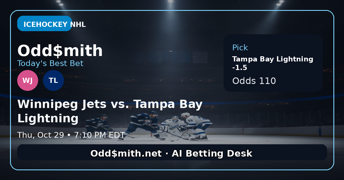 Tampa Bay Lightning -1.5: The Surgical Edge